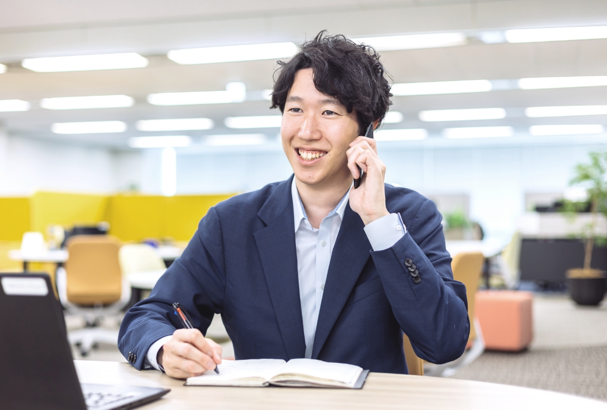 勤務中の画像